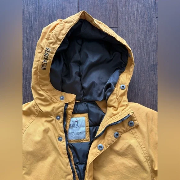 Zara Kids Yellow Jacket Future Collection Size 6 - Picture 3 of 10